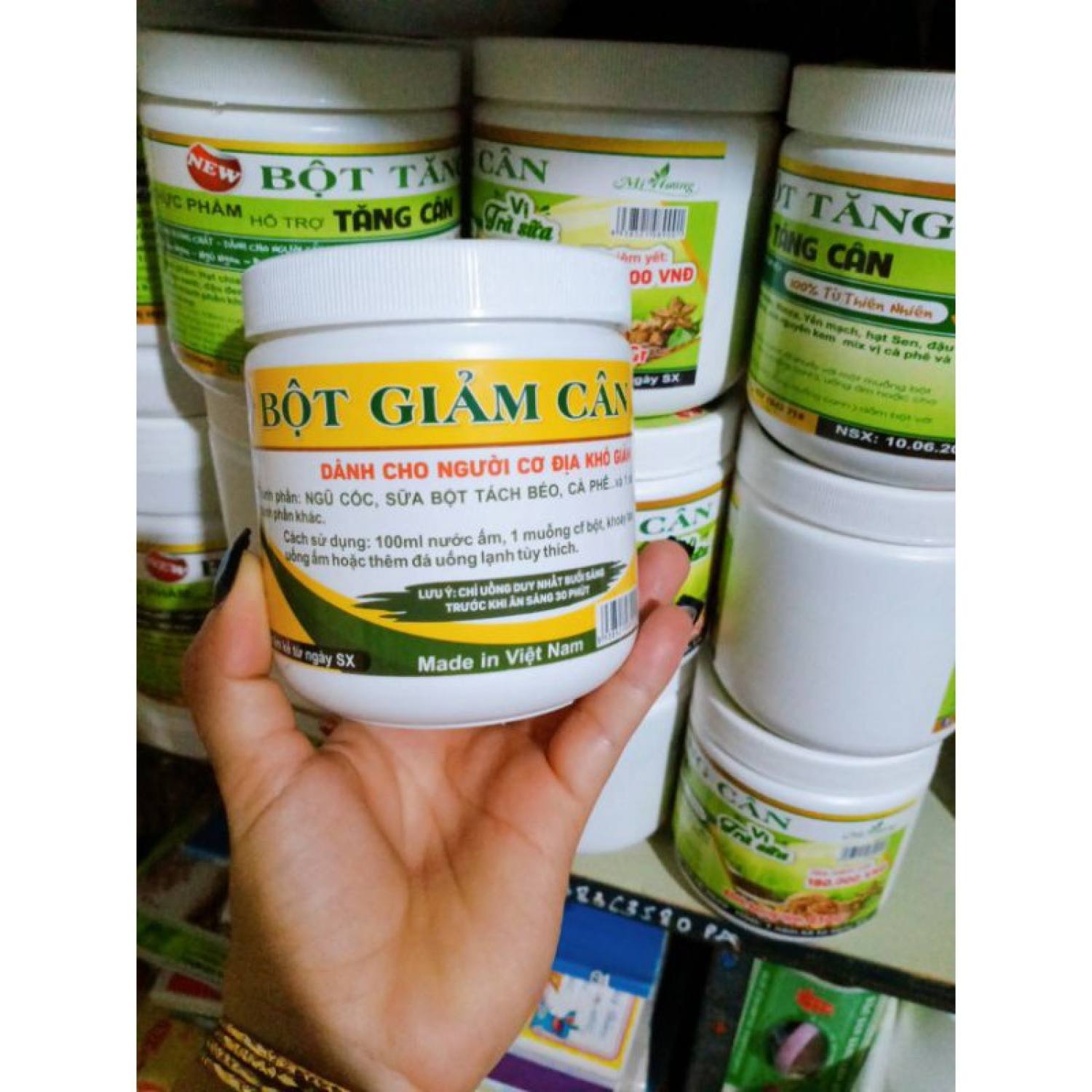(mẫu mới 2023) Bột Giảm Cân Mị Hương Giúp Giảm Cân, Tiêu Mỡ