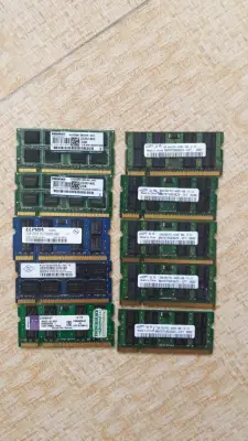 Ram laptop DDR2 2G bus 667, 800 Hàng tháo máy mới keng
