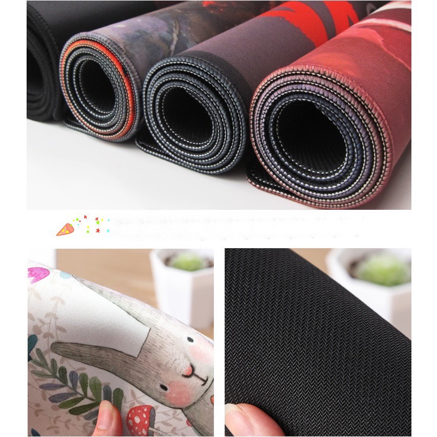 Miếng Lót Chuột, Bàn Di Chuột, mouse pad cỡ lớn (80x30x0.3)
