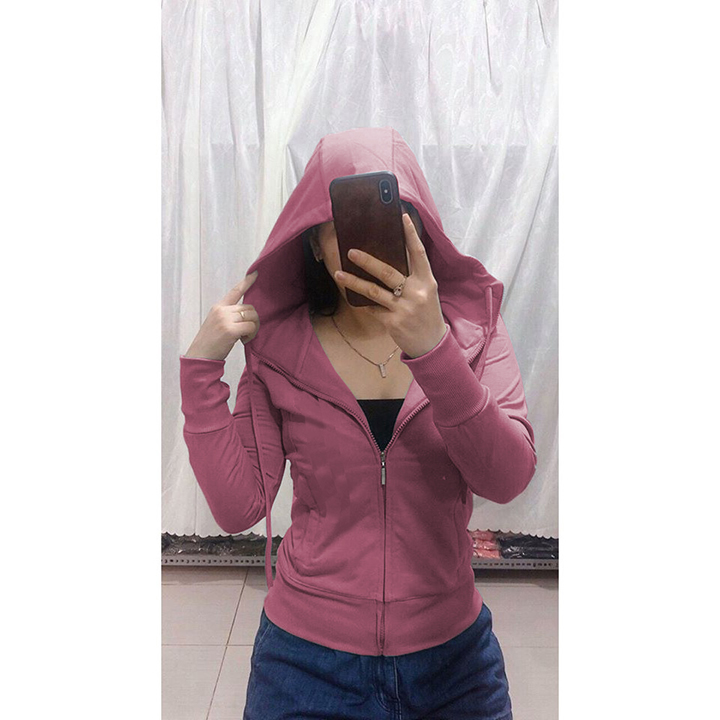 [HCM]Áo Khoác Nữ Nón Trùm Cao Cấp Thời Trang