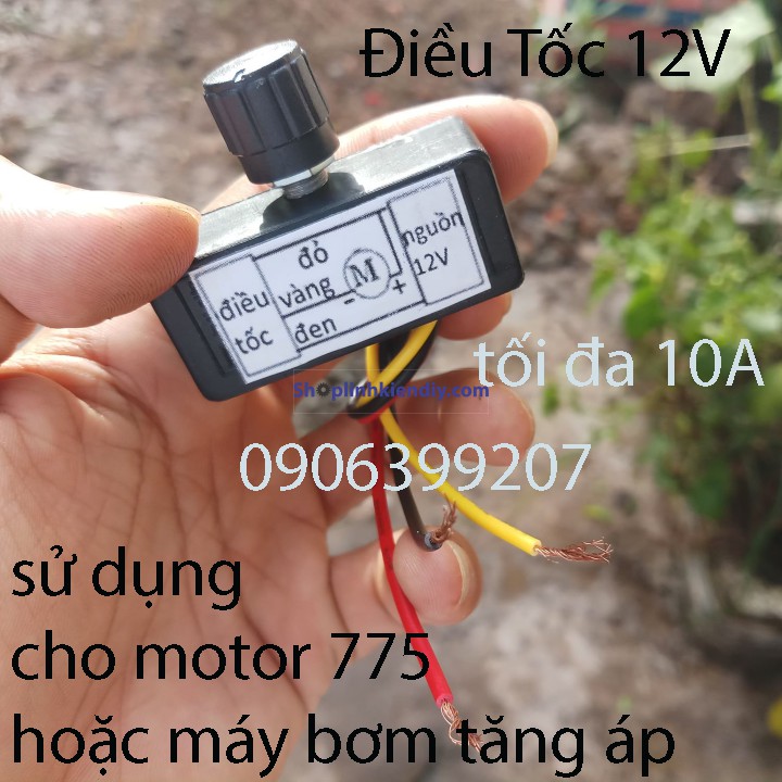 điều tốc 12v 10a - motor 775,895,885
