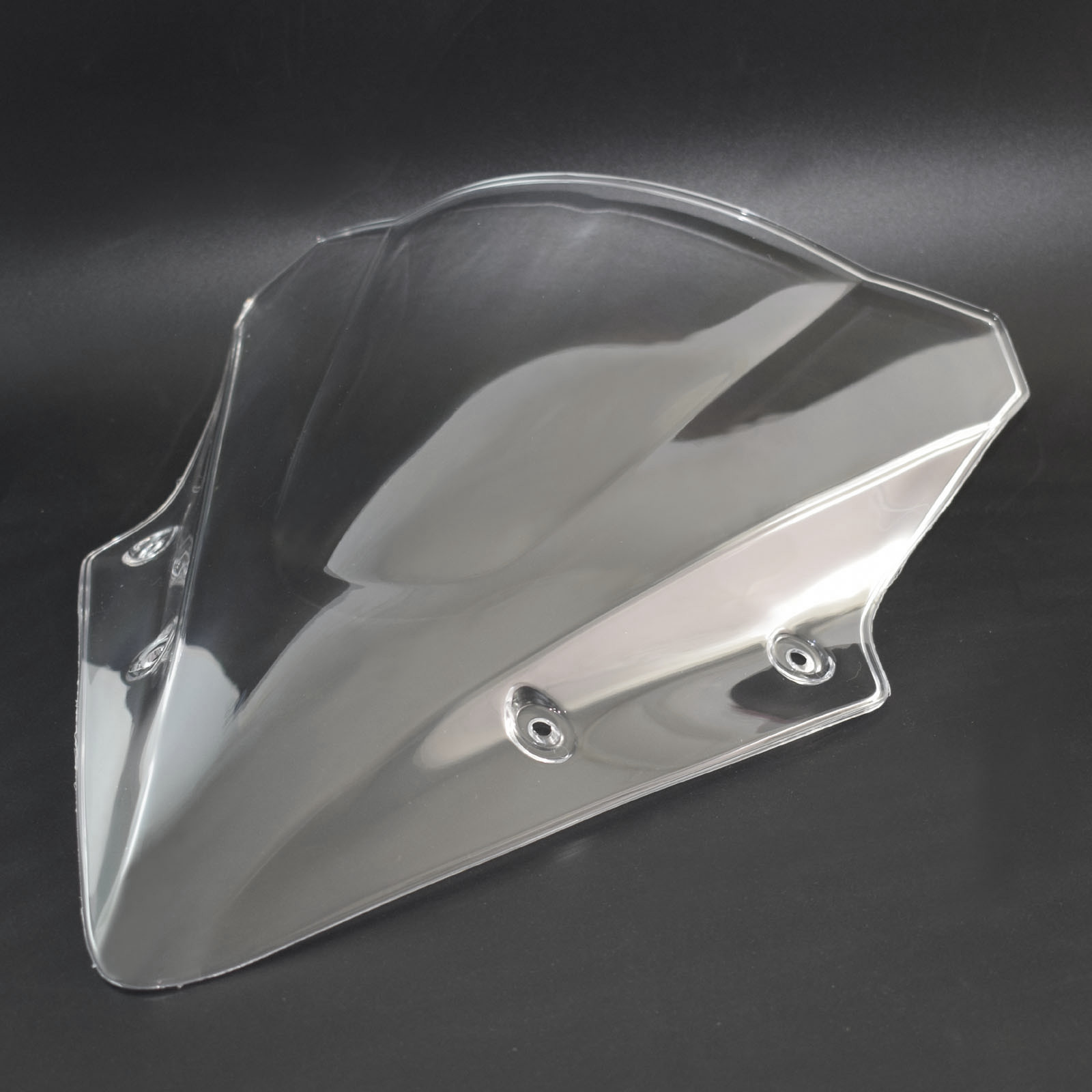 Motorcycle Parts Double Bubble Front Windscreen Windshield Visor Screen Fly Shield Wind Deflector Cover ABS Plastic For KAWASAKI Ninja 650 650R EX 650 F EX650 ER6F ER-6F 2017 2018 2019 P/N 39154-0352