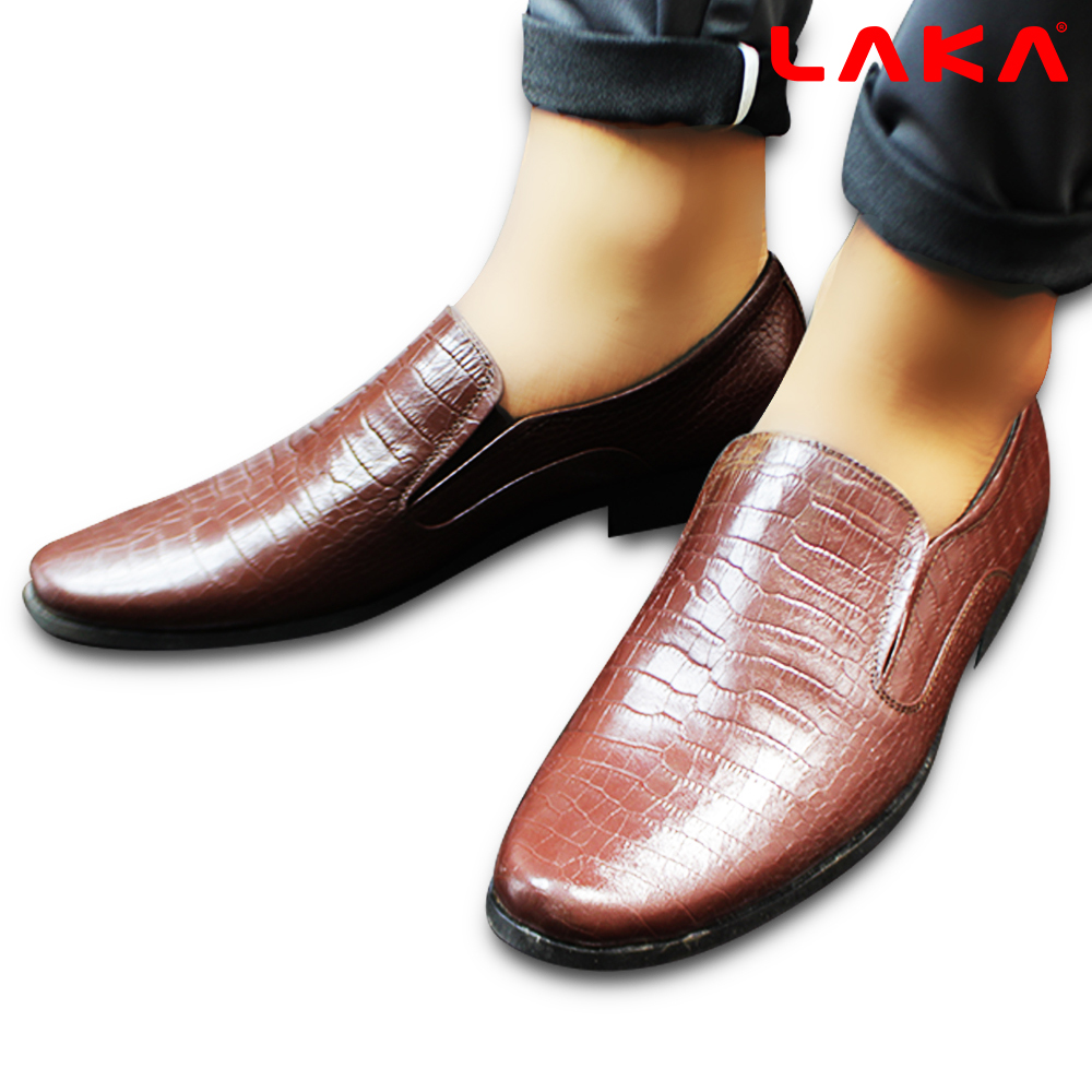 Giày nam da bò thật LAKA 113