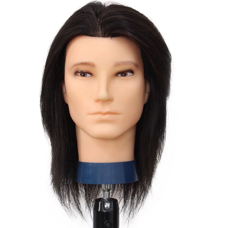 Combo đầu manocanh tóc nam học nghề barber và eto gá bàn cao cấp - Manocanh tóc nam