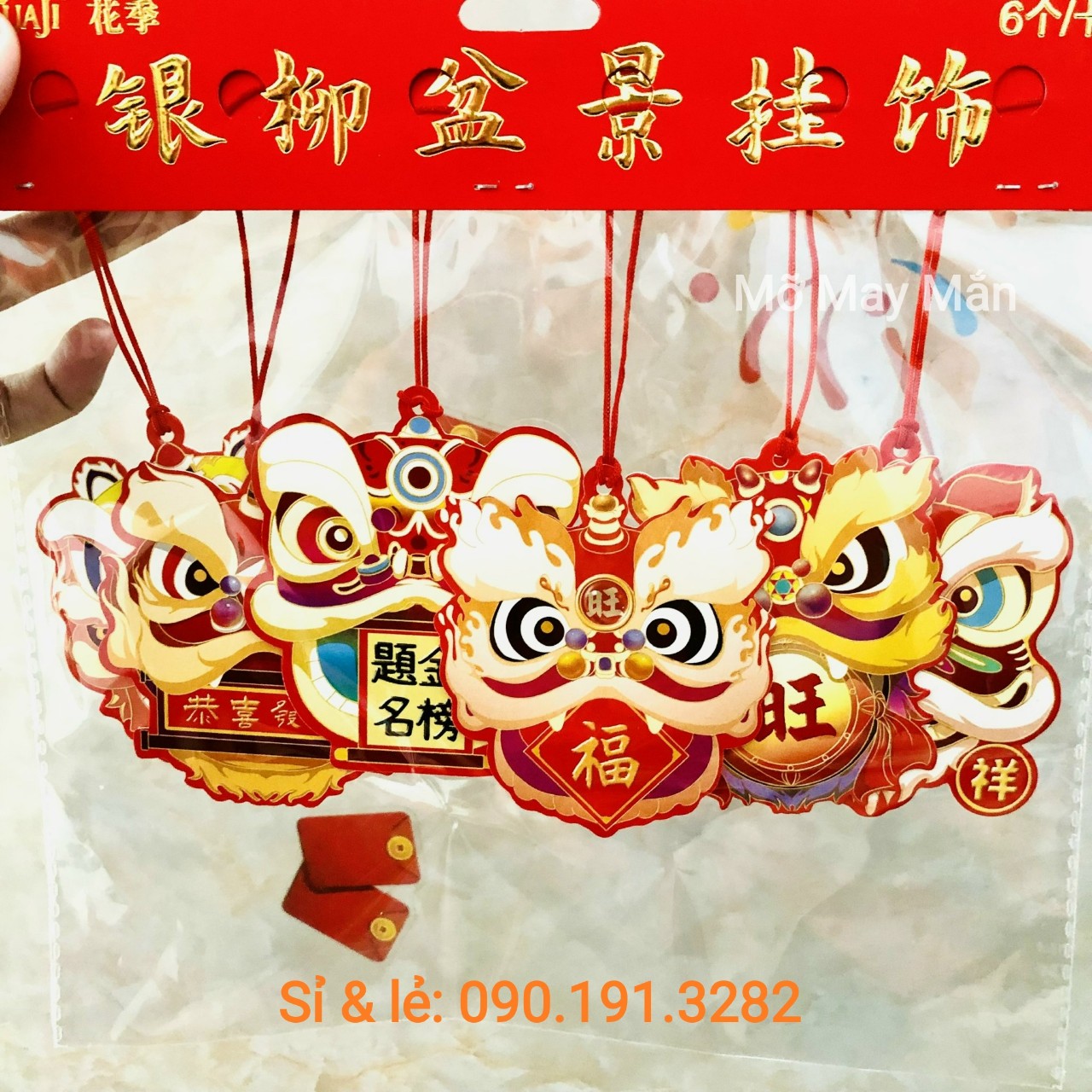 Set 6 Dây Đồ Treo Tết Trang Trí May Mắn