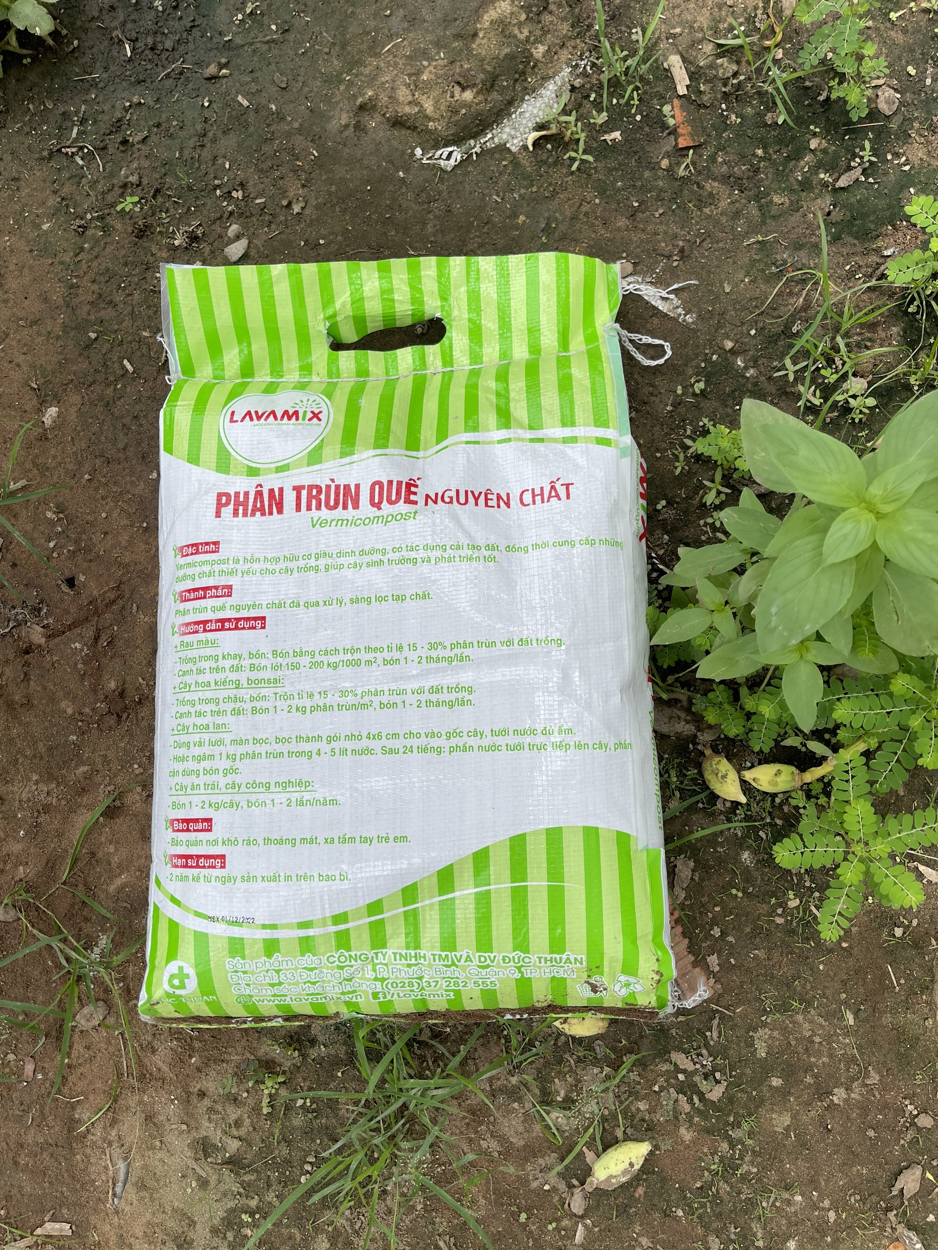 Phân trùn quế nguyên chất 10kg Lavamix
