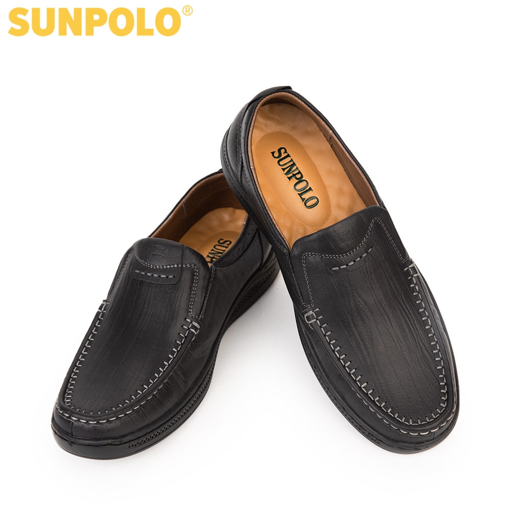 Men Leather Shoes SUNPOLO CS5149