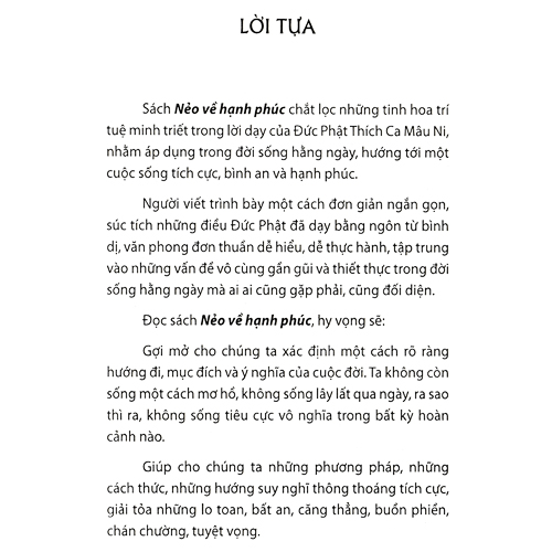 Sách - Nẻo Về Hạnh Phúc
