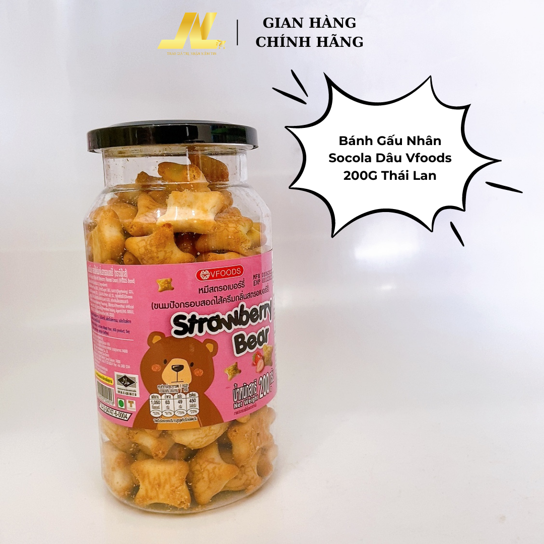Bánh Gấu Vfoods Thái Lan