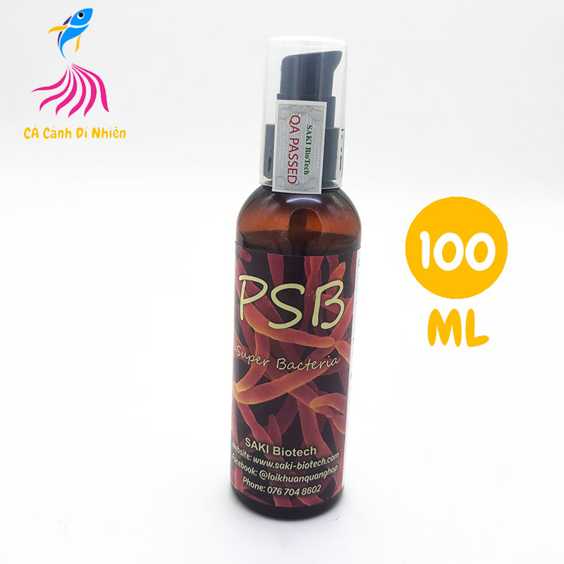 Vi khuẩn quang hợp PSB chai xịt 100ml làm sạch môi trường nước xử lý các chất độc chất thải
