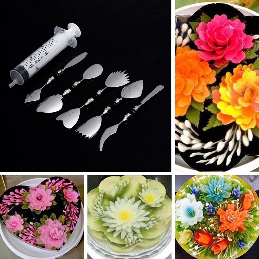 Bộ 10 Dụng Cụ Làm Thạch Rau Câu 3D Nghệ Thuật