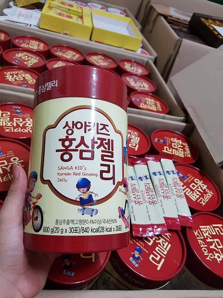 [HCM][DATE MỚI ] Thạch hồng sâm baby SANGA Hàn Quốc