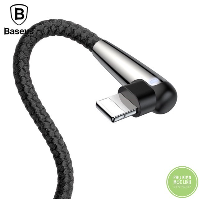 [CHÍNH HÃNG BASEUS 1M-2M] CHÂN LIGHTNING / ANDROID / TYPE C 2.4A - Cáp sạc Sharp Bird MVP Moblie Game Dây dù dữ liệu