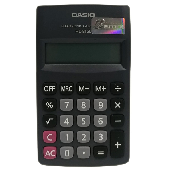 Fahasa - Máy Tính Casio HL - 815L - BK - W-DP