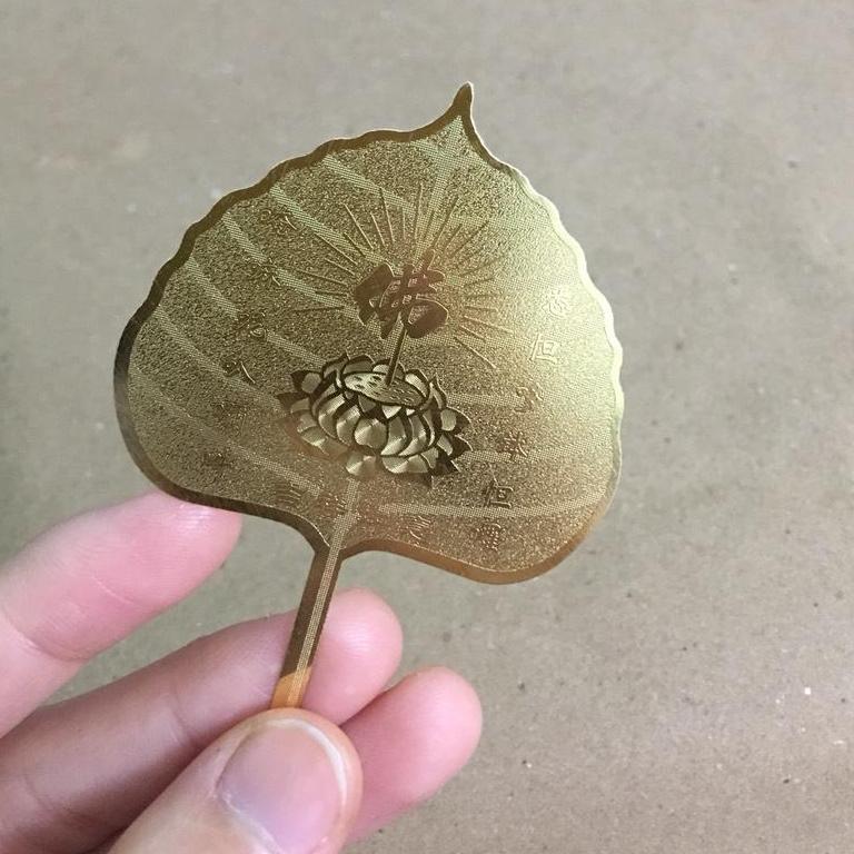 Lá bồ đề Quan Âm tài lộc, may mắn