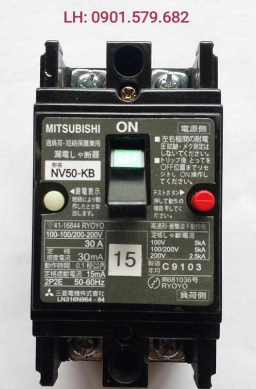 Aptomat Chống Giật Nhật bản Mitsubishi 30A
