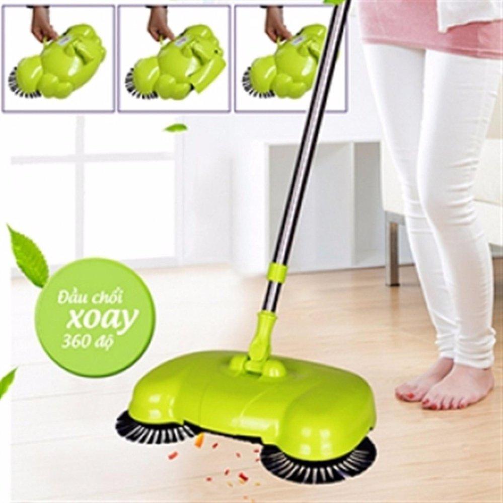 Chổi quét nhà hút bụi tự động 360 độ