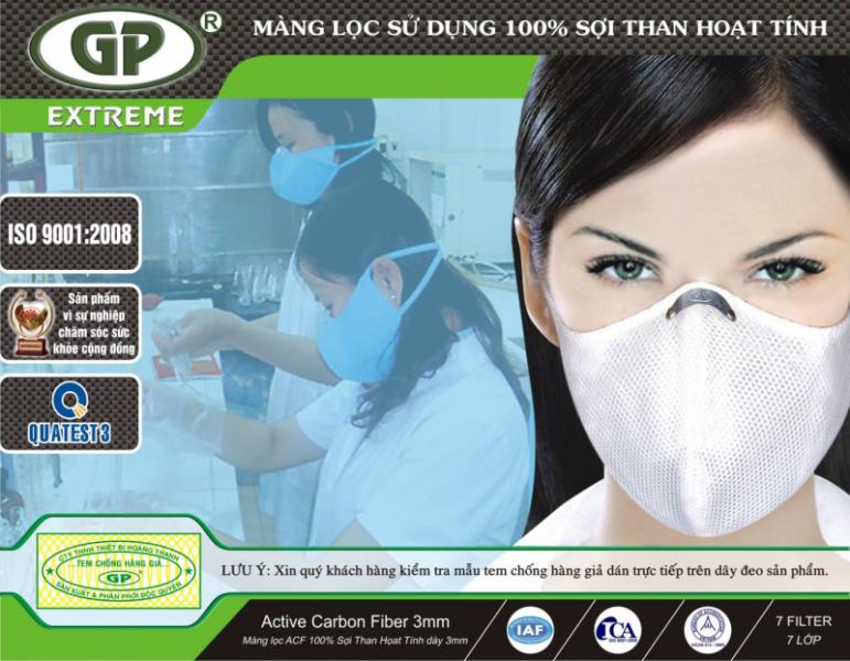 Khẩu trang than hoạt tính GP