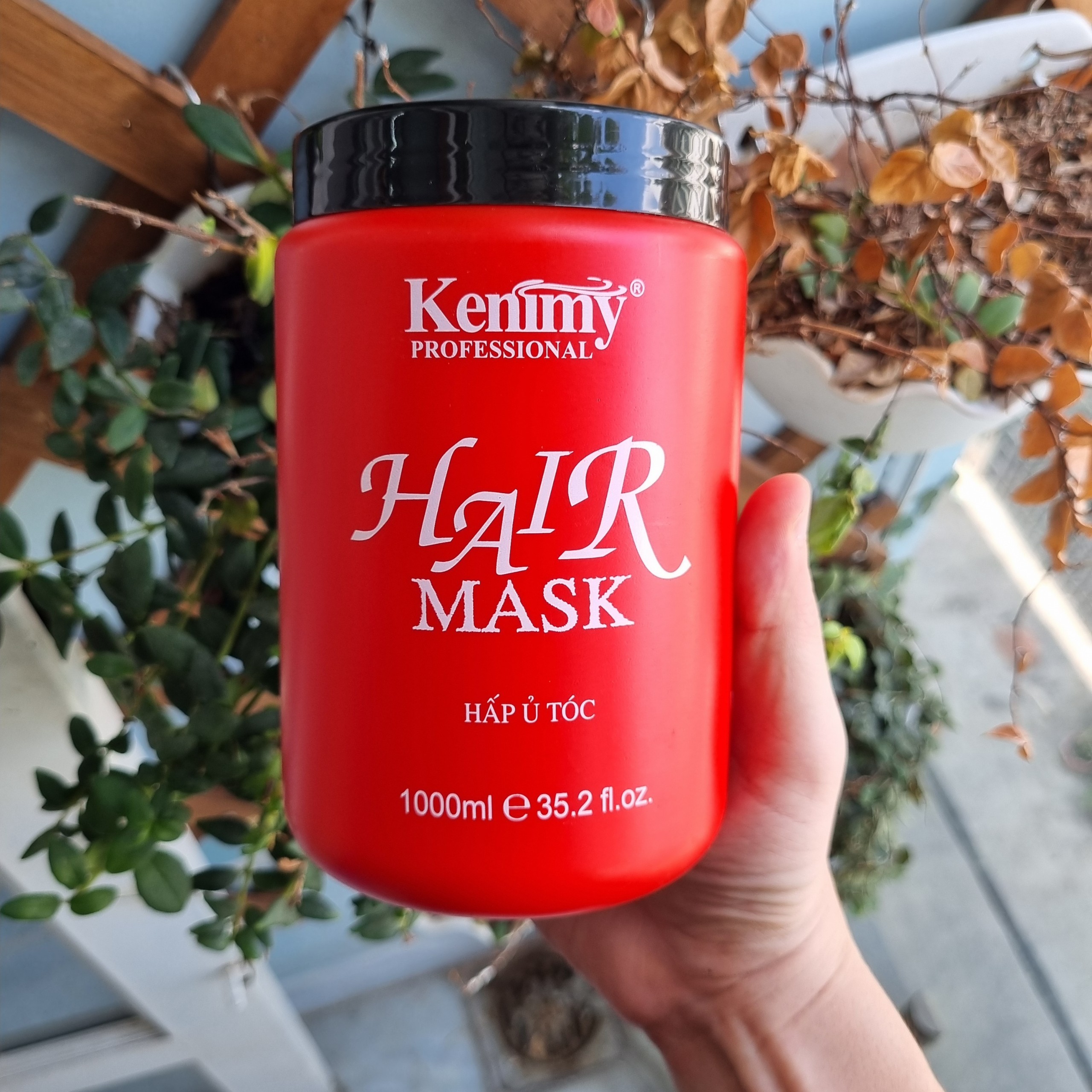 Kem ủ tóc ( Hấp dầu ) Kenimy Hair MASK đỏ - 1000ml