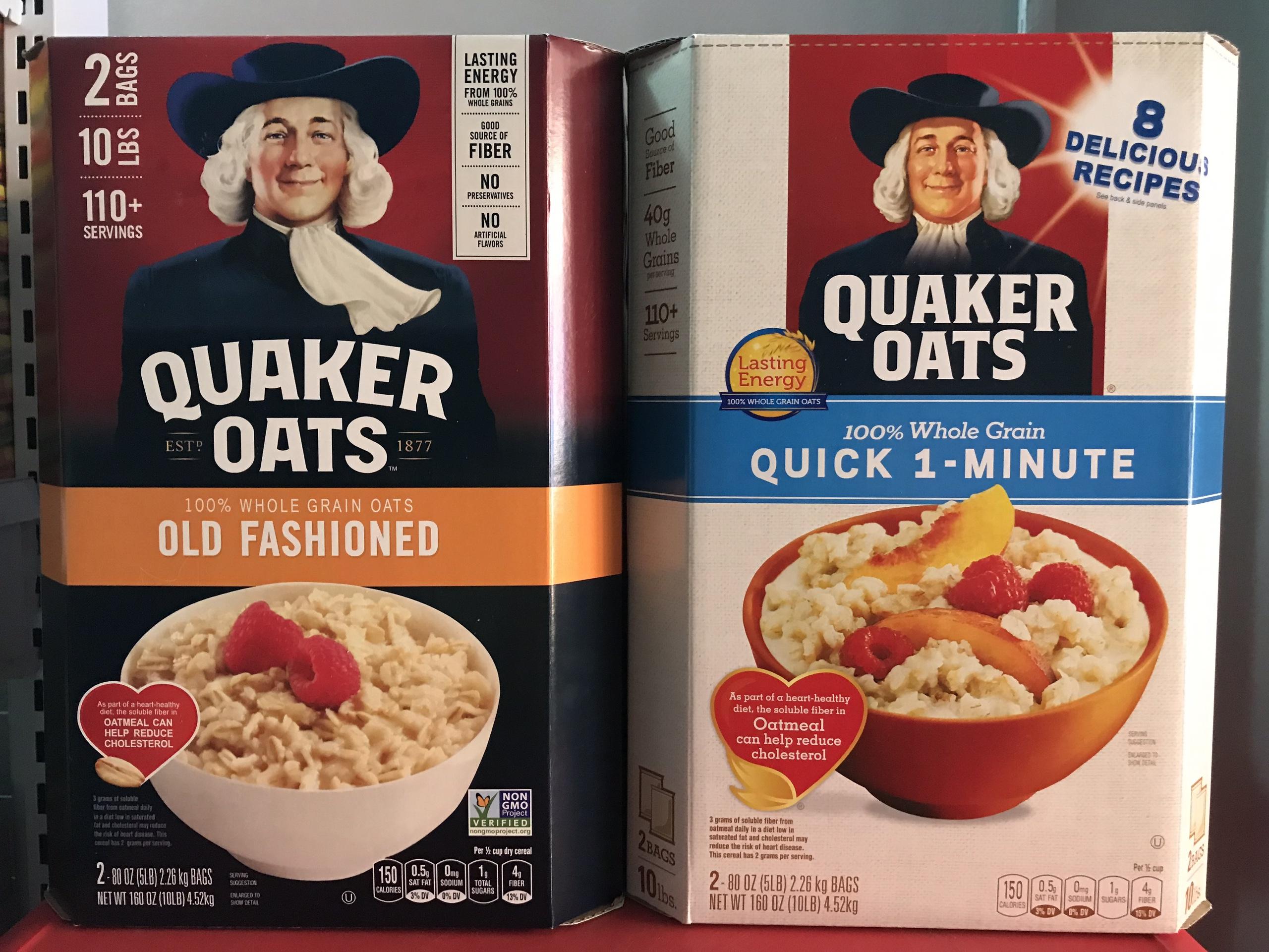 Yến mạch cán mỏng Quaker Oats thùng 4.5kg