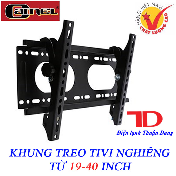 Khung treo tivi cao cấp nghiêng từ 19 đến 40 inch Camel CMN40 - Điện Lạnh Thuận Dung