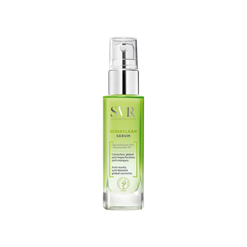 Tinh Chất Hỗ Trợ Giảm Mụn Làm Mờ Thâm Sạm Và Mềm Mịn Da SVR Sebiaclear Serum 30ml