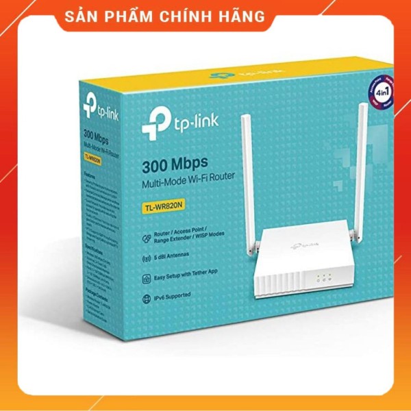 Bảng giá (Siêu Rẻ) Bộ phát WiFi - Router WiFi TPlink TL-WR 820N chuẩn N tốc độ 300Mbps Phong Vũ