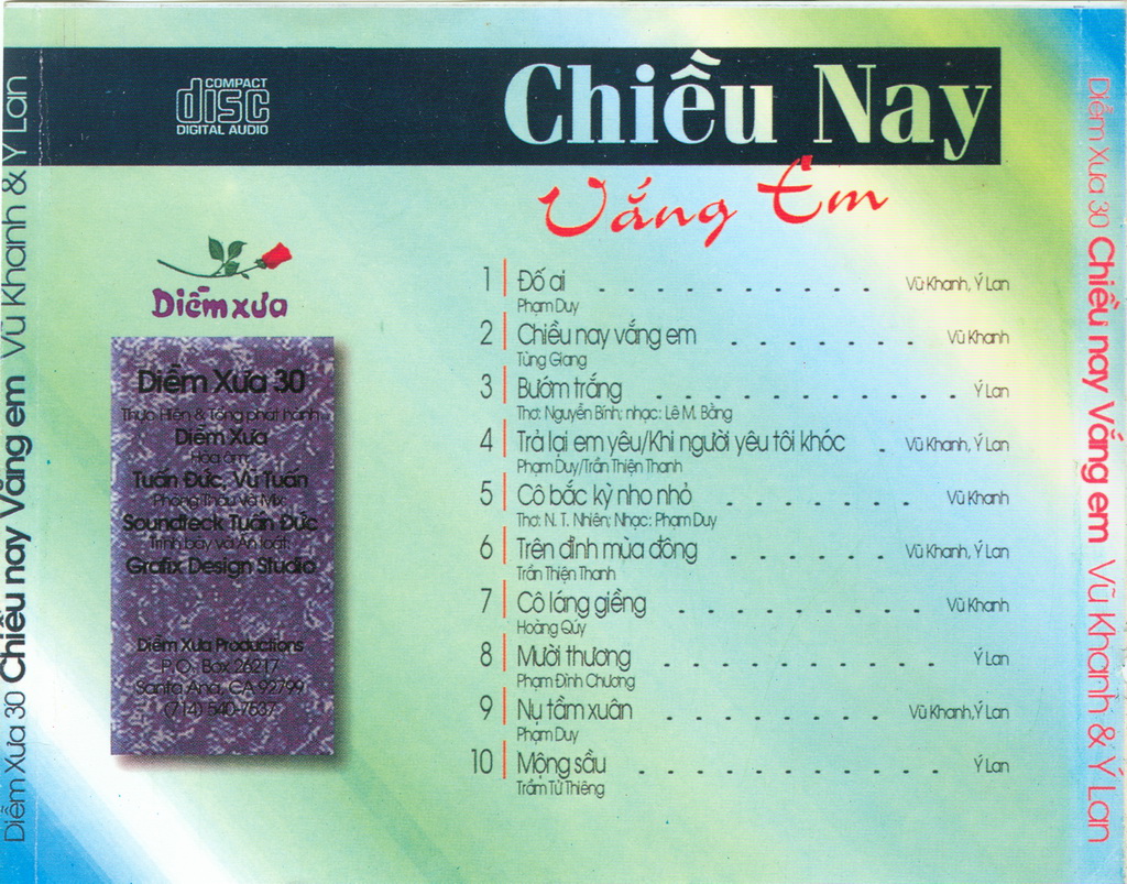 Bộ 6 đĩa CD nhạc Vũ Khanh 1