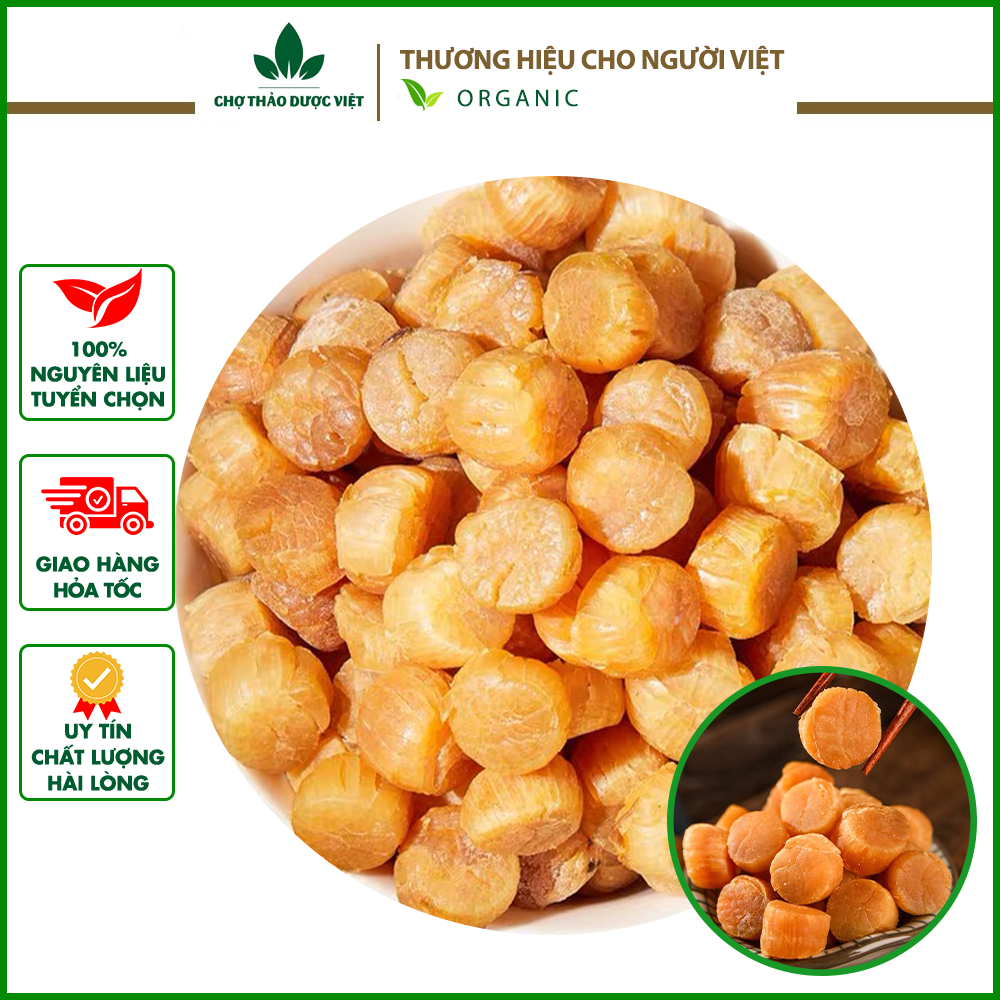 Cồi sò điệp khô 50g - chợ thảo dược việt