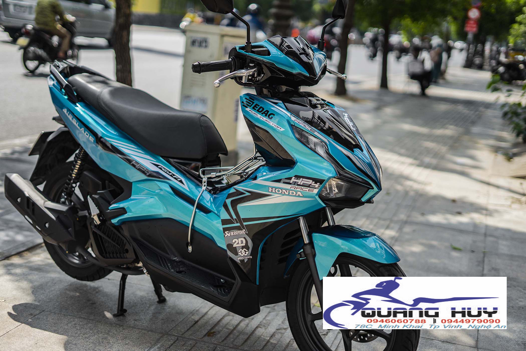 Tem Trùm Airblade Xanh Ngọc,Team Decal AB 2020 HP4
