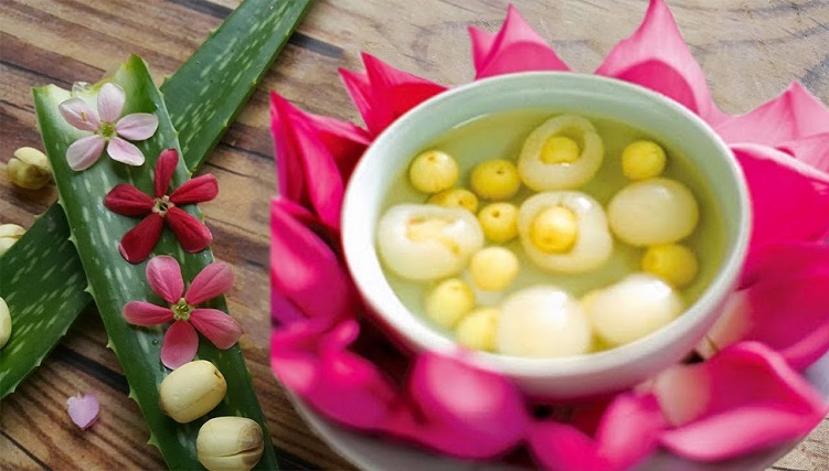 [Tặng Đông Trùng Thảo - Nguyên Liệu Quý] Chè Hạt Sen Long Nhãn Set 200G