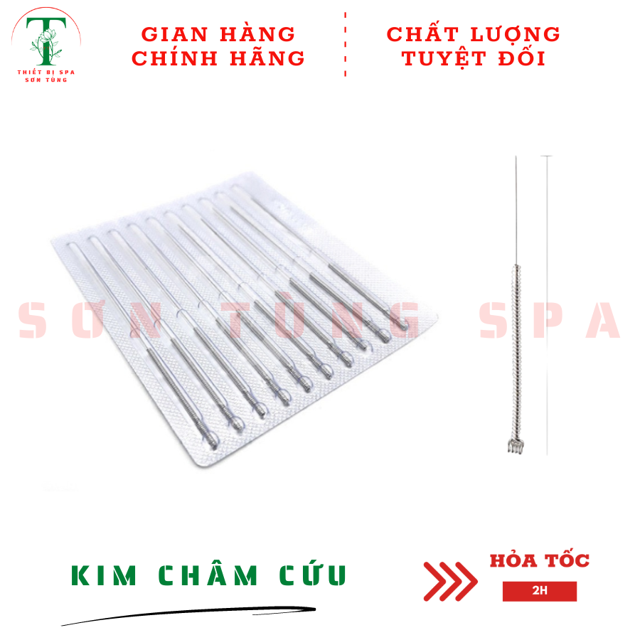 (10 cái) Vỉ kim đốt mụn ruồi nhỏ, kim cắt mụn thịt