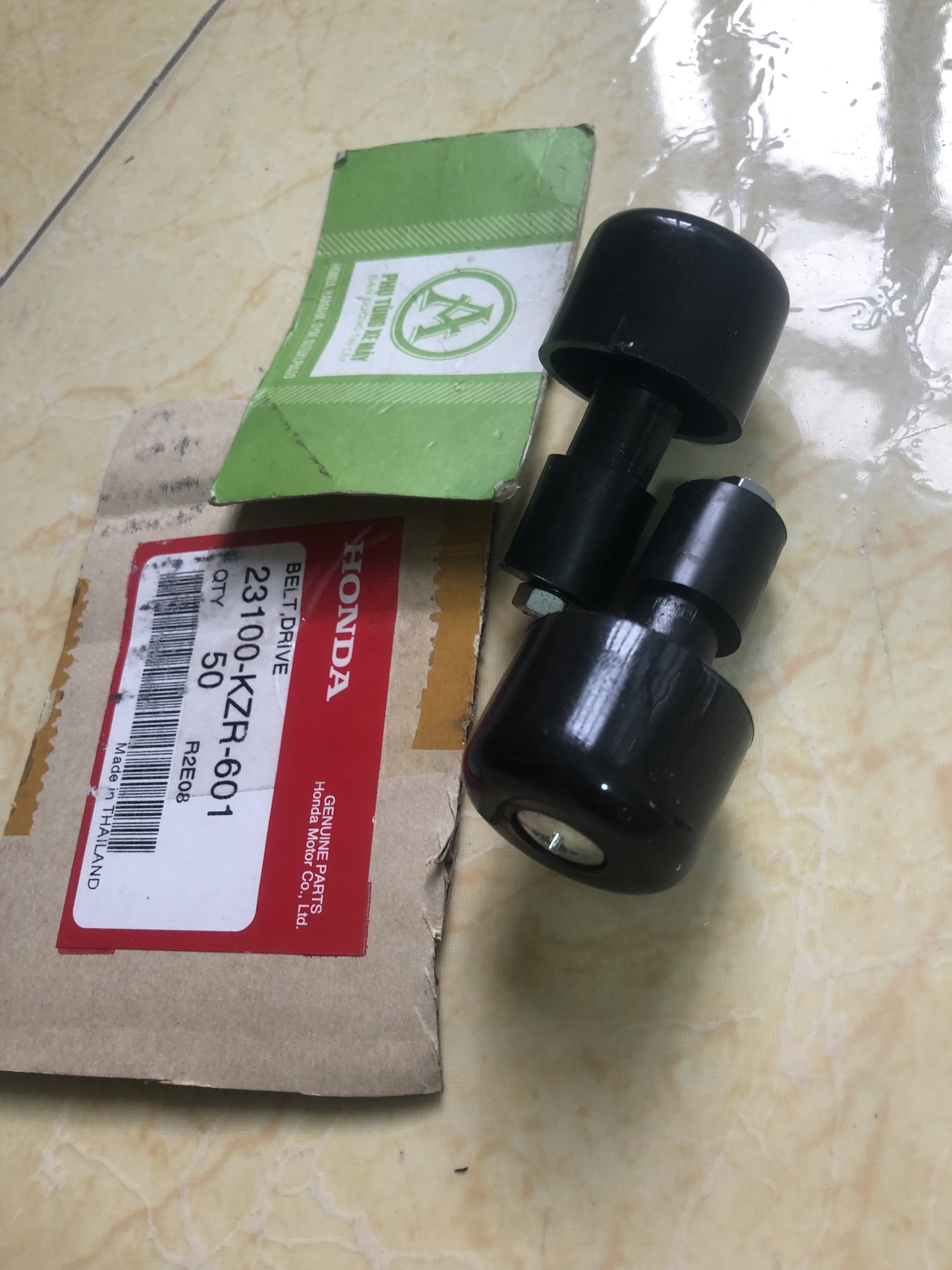 Cục gù tay lái xe Wave đen 1 cặp dài / ngắn
