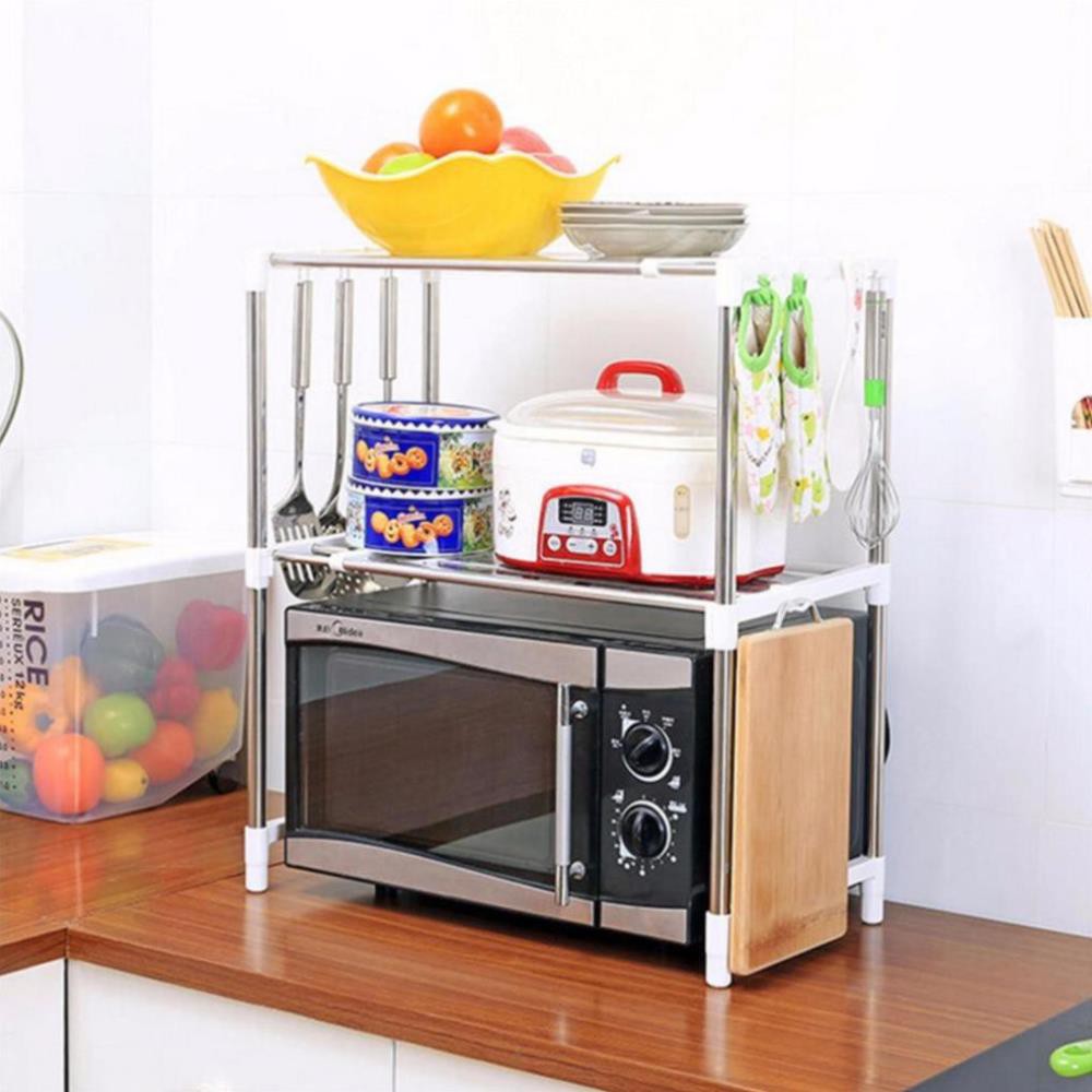 Kệ để đồ lò vi sóng 2 tầng