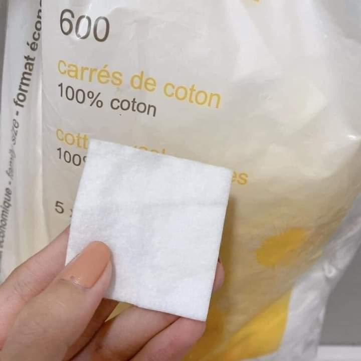 Bông tẩy trang TETRA pháp 600 miếng