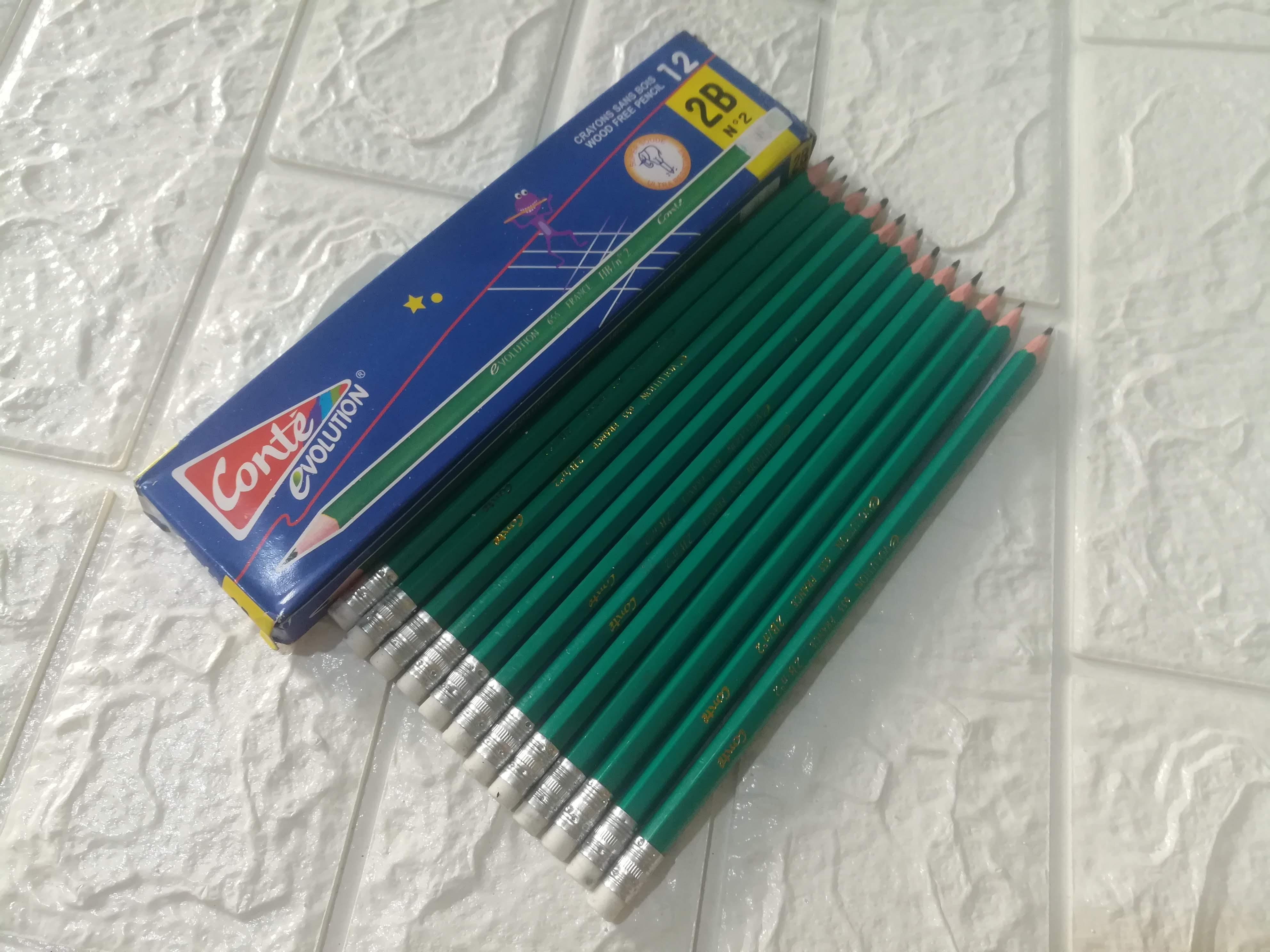 Hộp 12 bút chì 2B