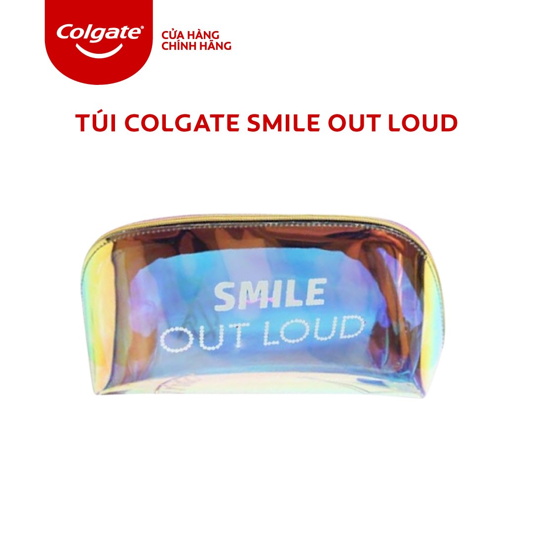 HB gift Túi pouch Colgate Smile Out Loud