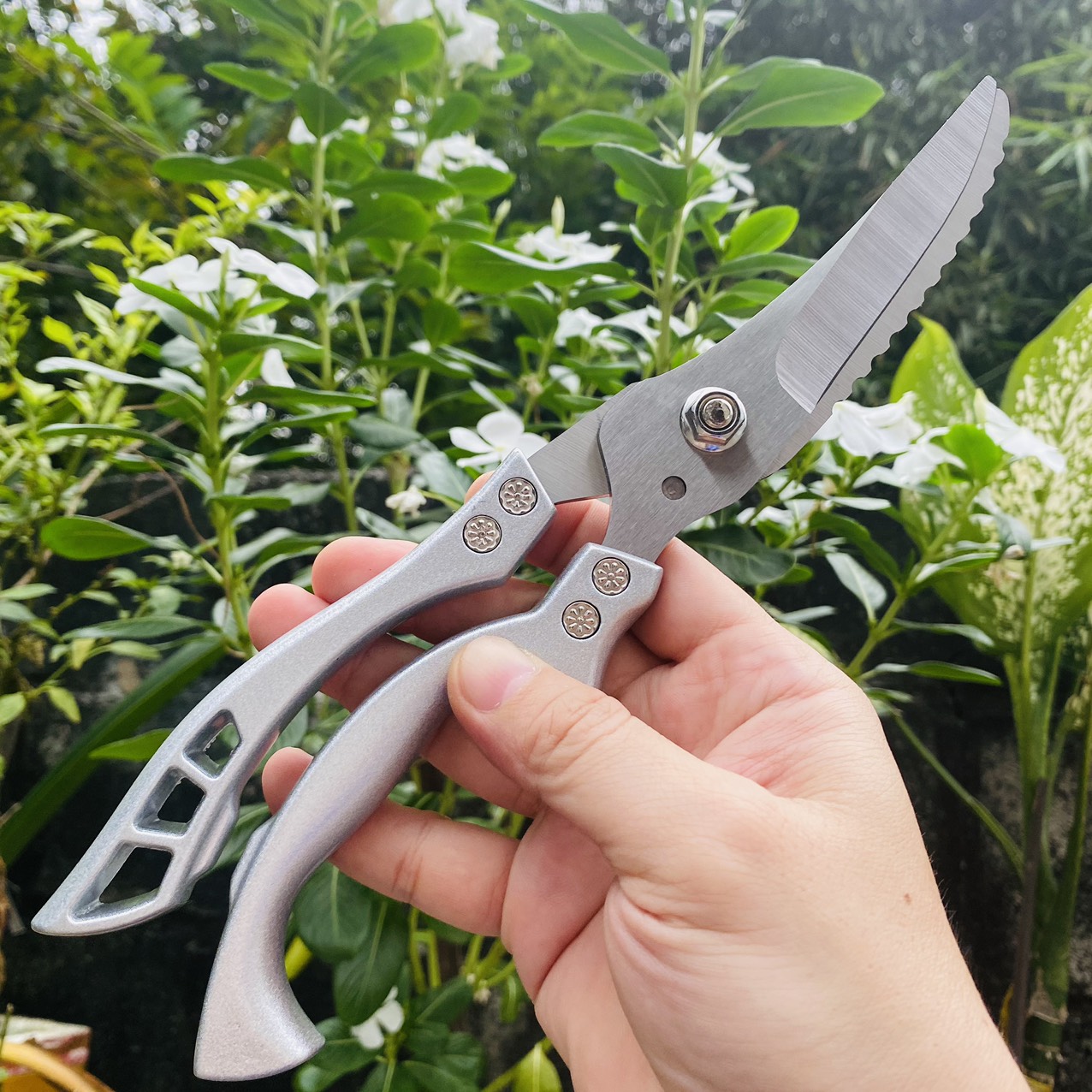 Kéo cắt gà, vịt, cắt thực phẩm cao cấp của đức - kéo nhà bếp đa chức năng để cắt thịt và xương, kéo giết cá, kéo xương gà mạnh mẽ