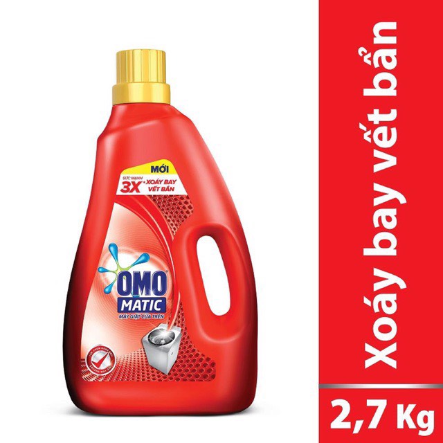 [HCM] Bột Giặt OMO Matic 5.7Kg Cửa Trên (Đỏ)