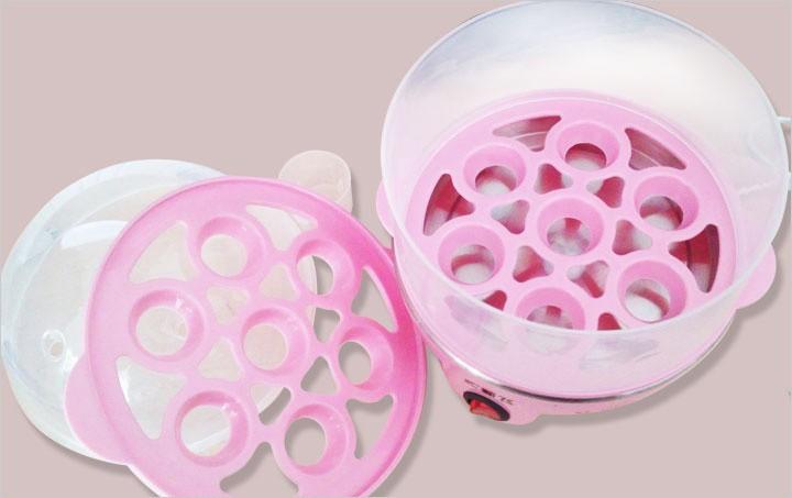Máy luộc trứng hấp thức ăn 2 tầng đa năng Mini EGG BH109