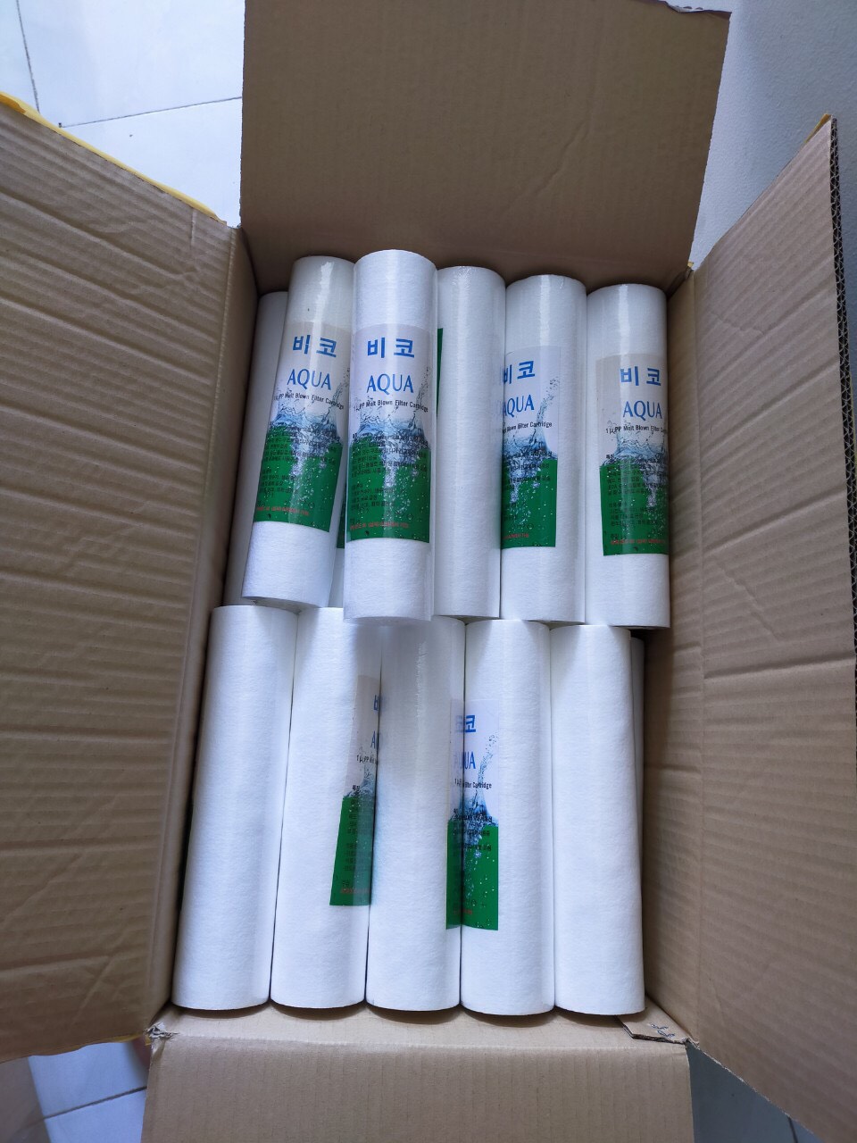 Bộ 3 lõi lọc nước 1-2-3 ( PP-OCB-CTO 10inch)