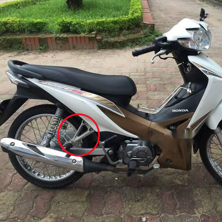 Gác chân xe máy Wave  S110  bên phải