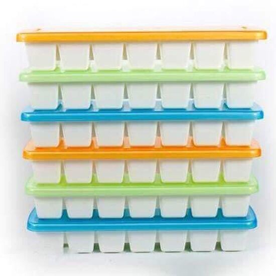Set 2 Khay Làm Đá Có Nắp 2064