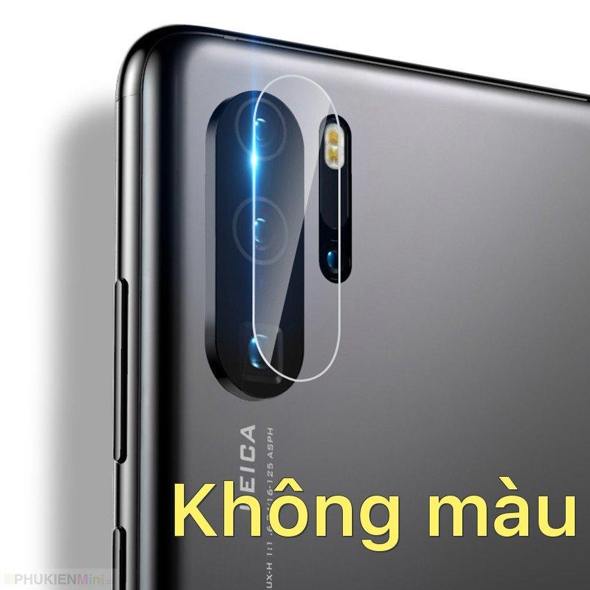 Kính dán cường lực bảo vệ camera sau chống trầy xước bể nứt cho Huawei P30 Không màu