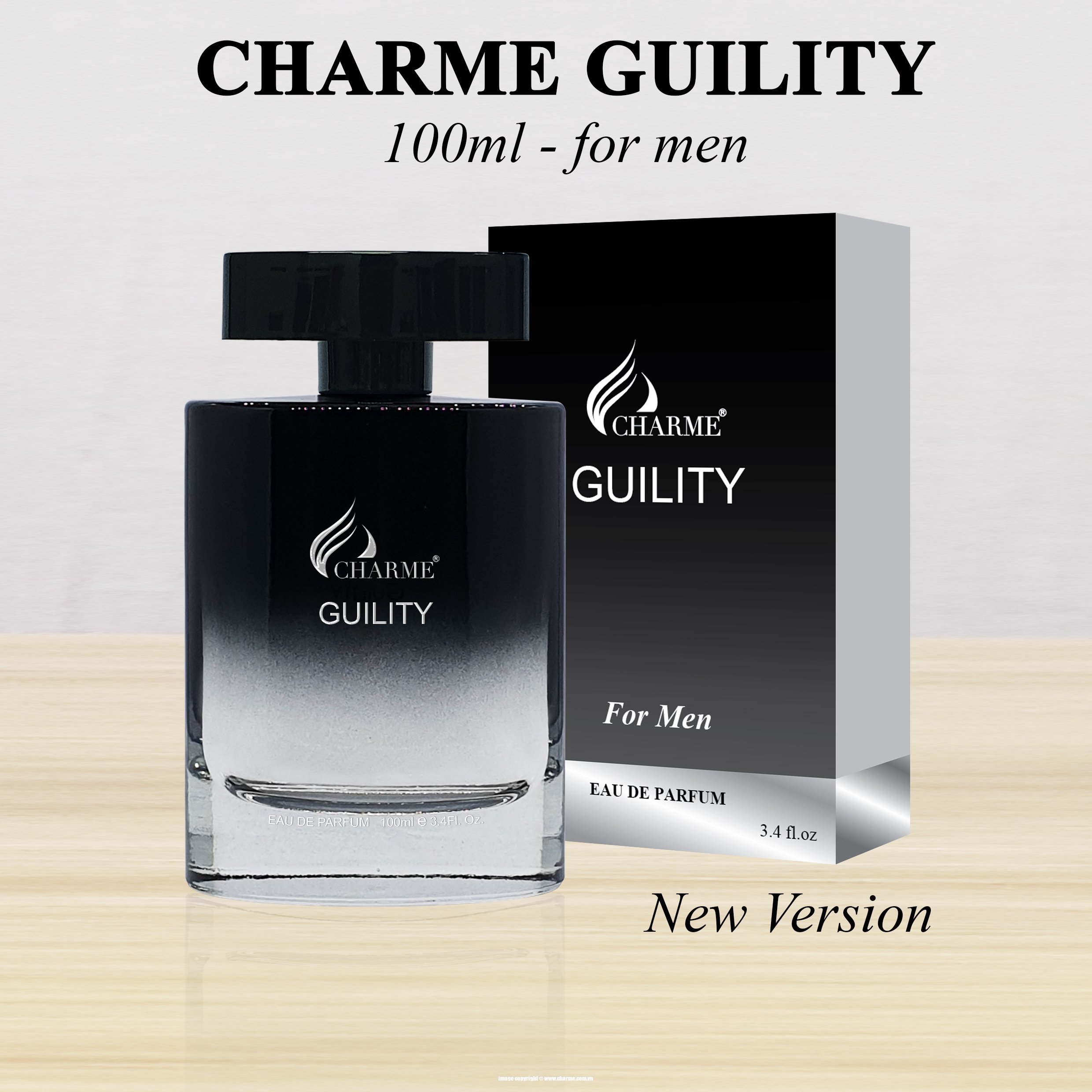 Nước Hoa GUILITY Mẫu Mới Cho Nam - Chai 100ml