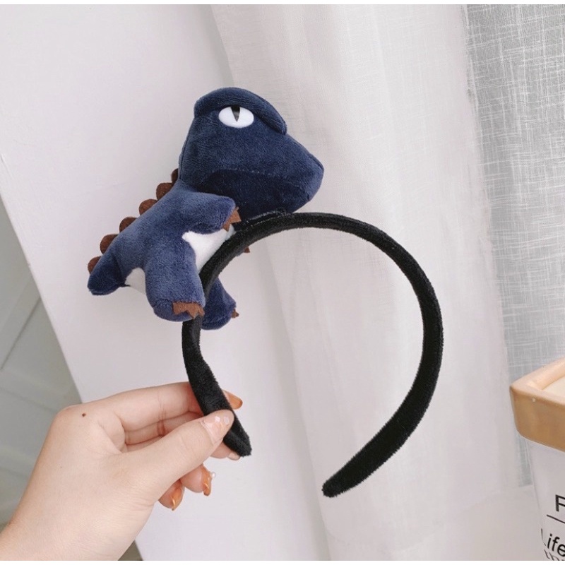 Cài Tóc Bờm Tóc Khủng Long Thú Bông Nhiều Màu Siêu Kute