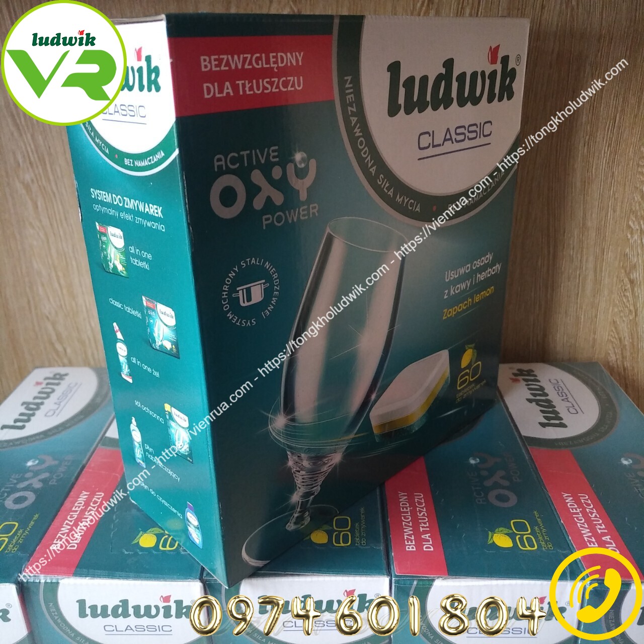 Viên rửa bát Ludwik Classic – Hộp 60 viên