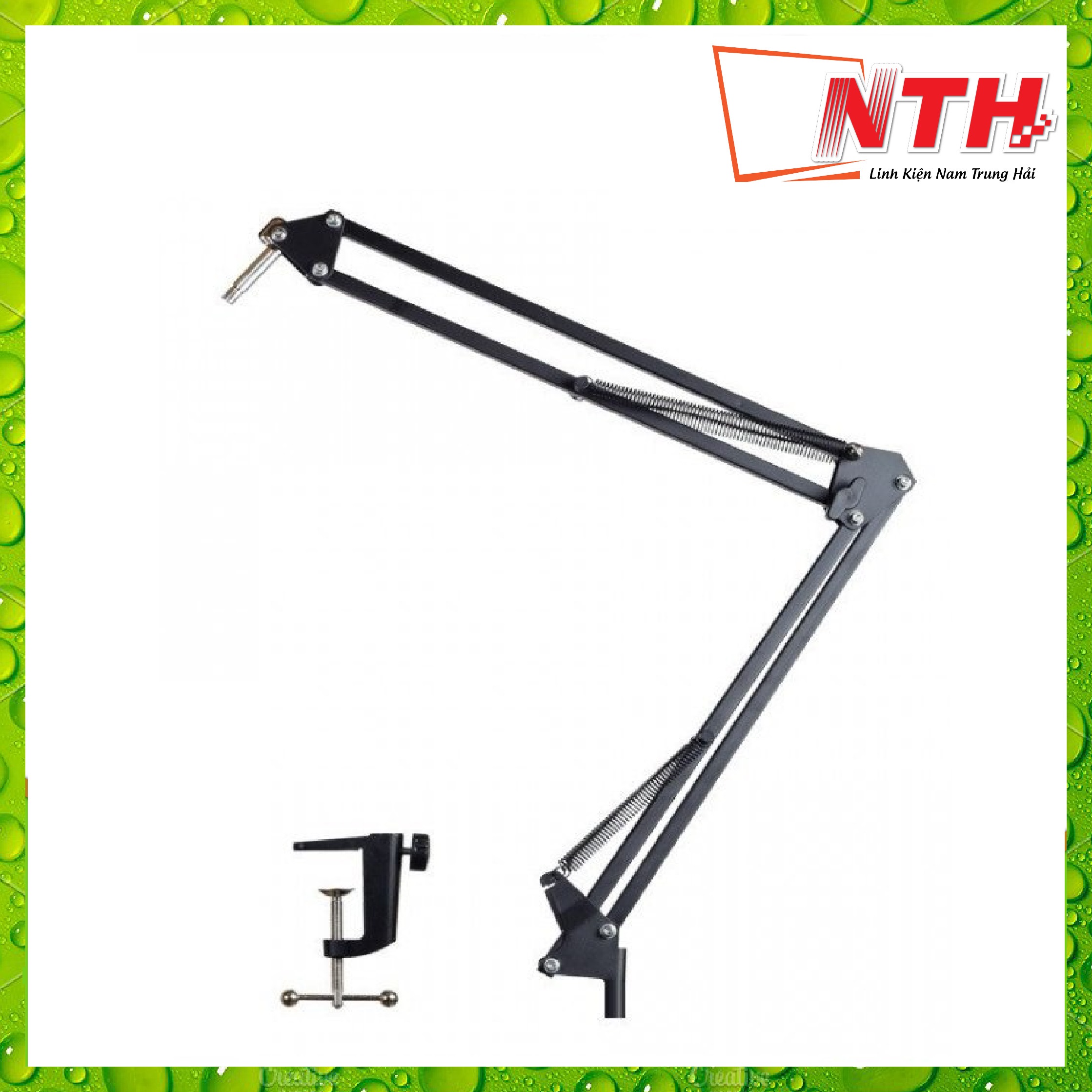Bộ phận chân giá đỡ sắt kẹp bàn - nth
