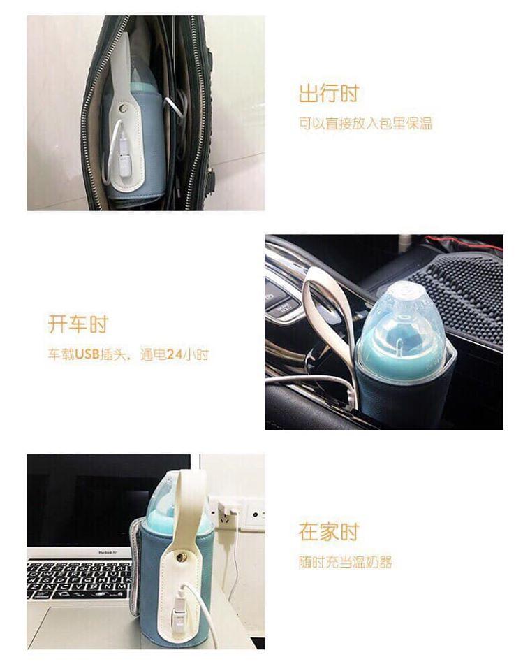 Túi Ủ Sữa Cao Cấp Thông Minh (Thích hợp mọi bình sữa như comotomo, pigeon)
