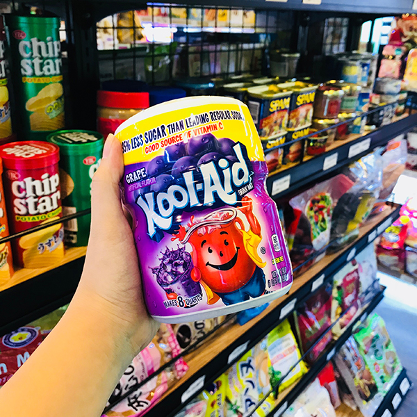 Bột Pha Nước Trái Cây KOOL AID 538gr - Vị Nho